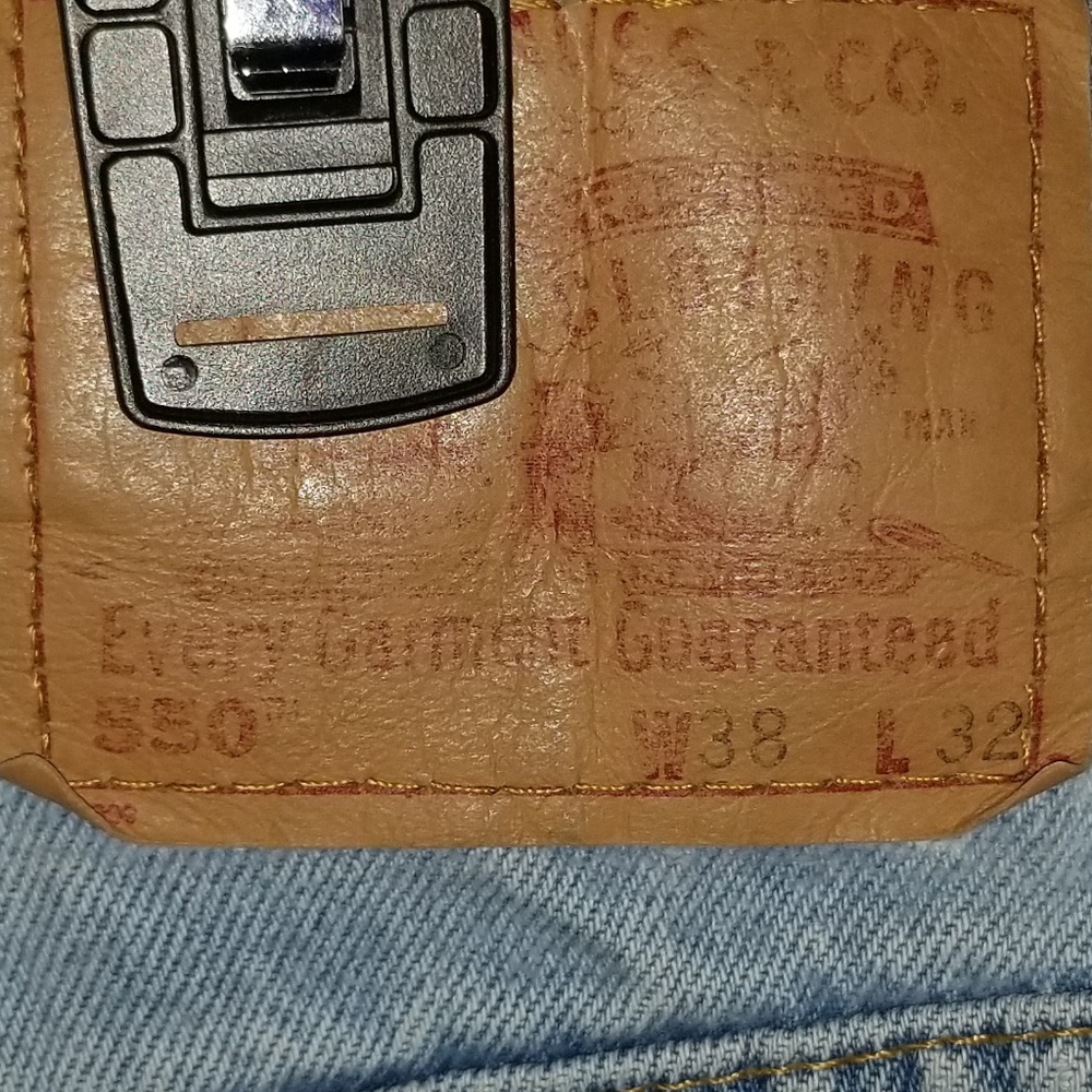 LEVI'S 550 RELAXED 38X32 MENS JEANS